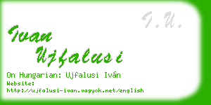 ivan ujfalusi business card